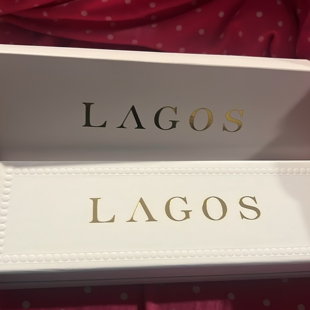 Lagos Stainless Steel Smart Caviar Apple Watch Band - Picture 6 of 8